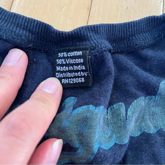 Desigual Womens Beaded Short Sleeve Top Size S Multicolored Boho Indie Y2K - Picture 6 of 10